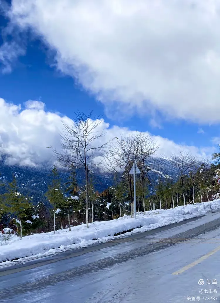 云南印记之一一一丽江的第一场雪
